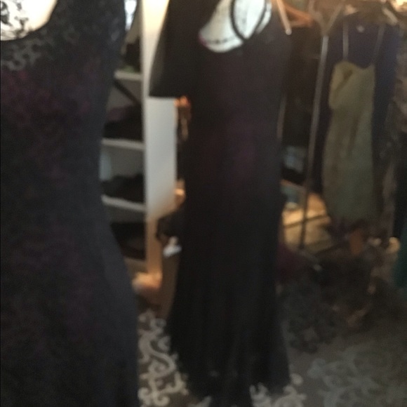 Komarov Black Dress with Pink Slip Small NWT - Picture 3 of 8